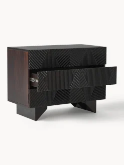 Cassettiera in legno di mango Louis