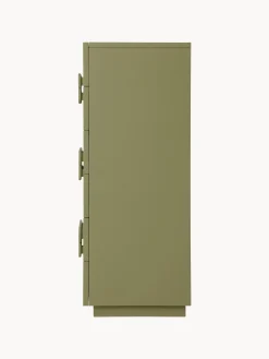 Cassettiera in legno Sungkai fatta a mano Spacious