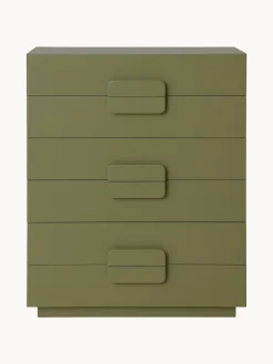 Cassettiera in legno Sungkai fatta a mano Spacious