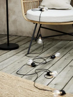 Catena luminosa da esterno a LED con funzione timer Selecta, varie misure