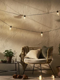Catena luminosa da esterno a LED con funzione timer Selecta, varie misure