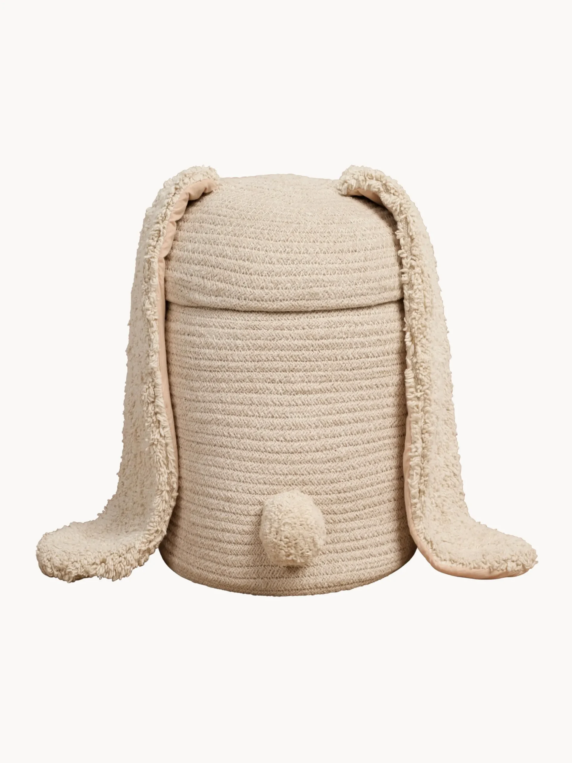 Cesto con coperchio fatto a mano Rita the Rabbit