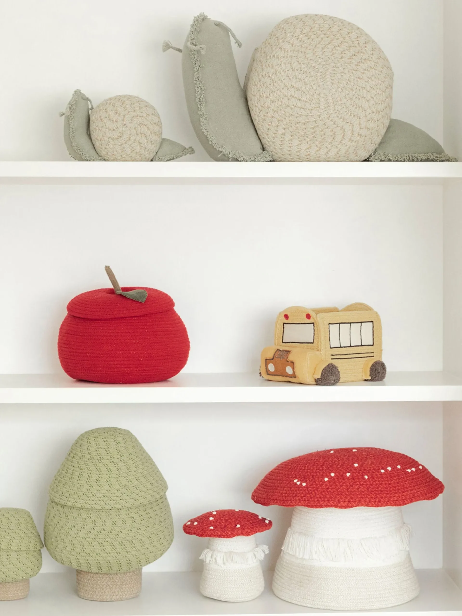 Cesto portaoggetti per bambini fatto a mano Back To School con coperchio