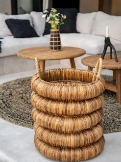 Cesto in giacinto d'acqua Chunky