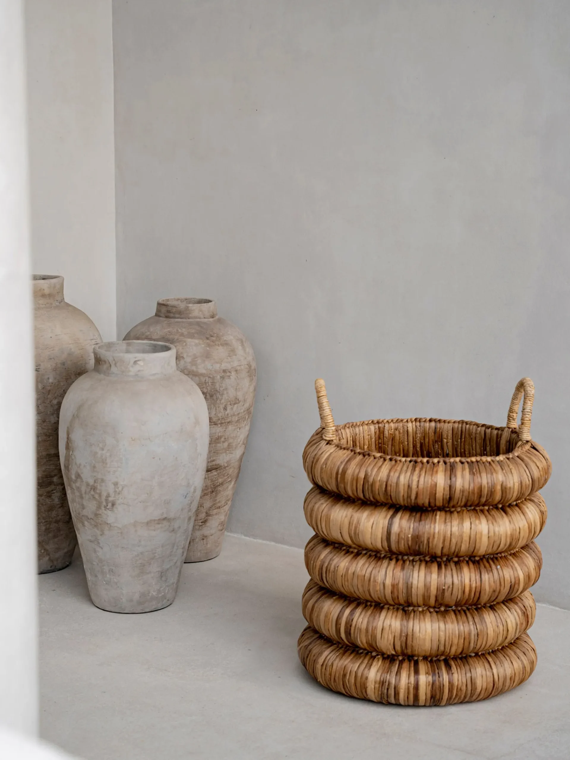 Cesto in giacinto d'acqua Chunky