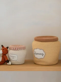 Cesto portaoggetti per bambini fatto a mano Honey Pot