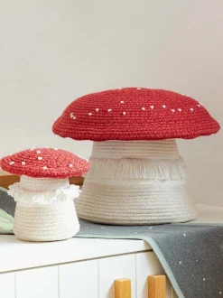 Cesto portaoggetti per bambini fatto a mano Back To School con coperchio