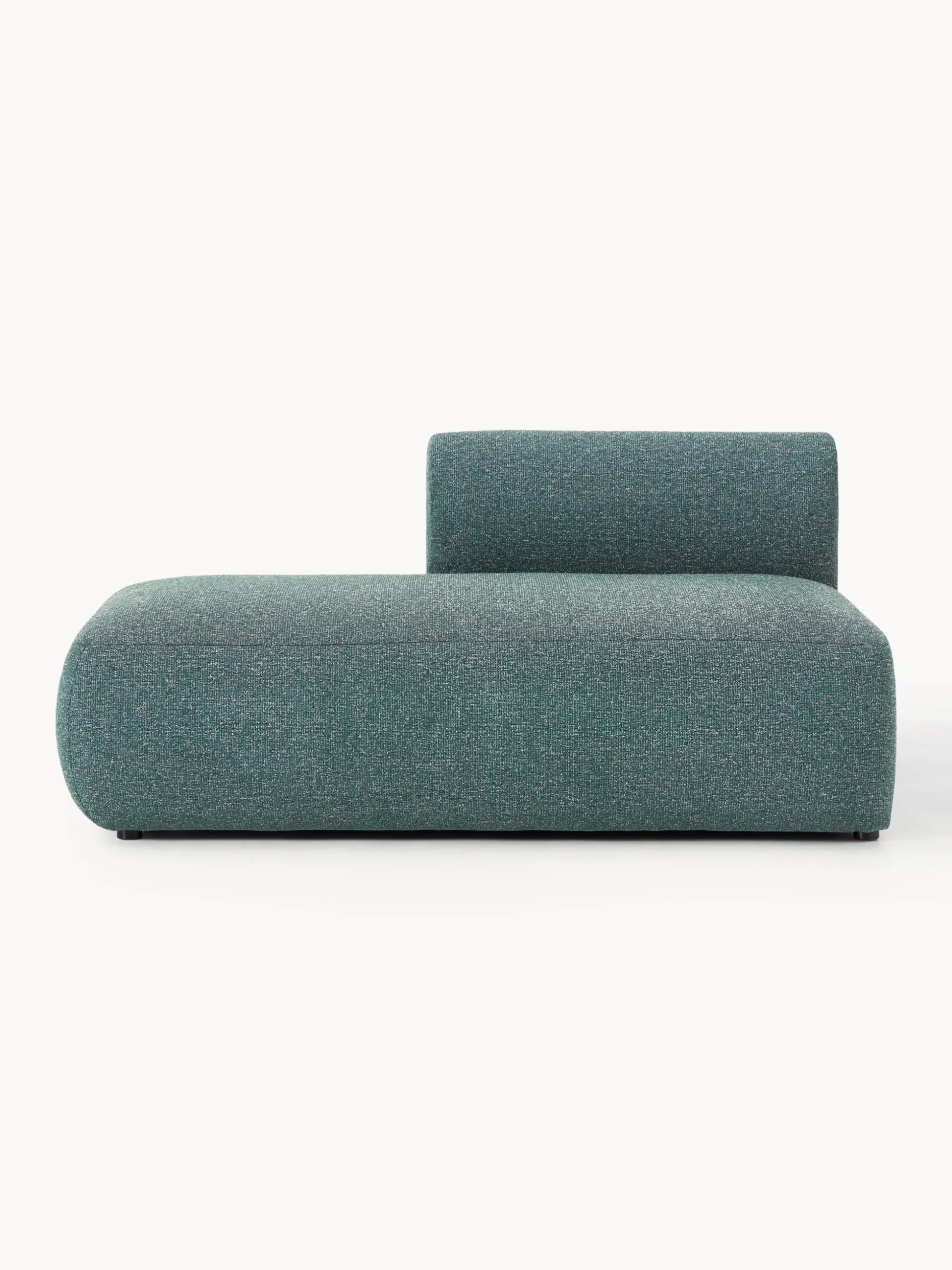 Chaise longue componibile in bouclé Sofia