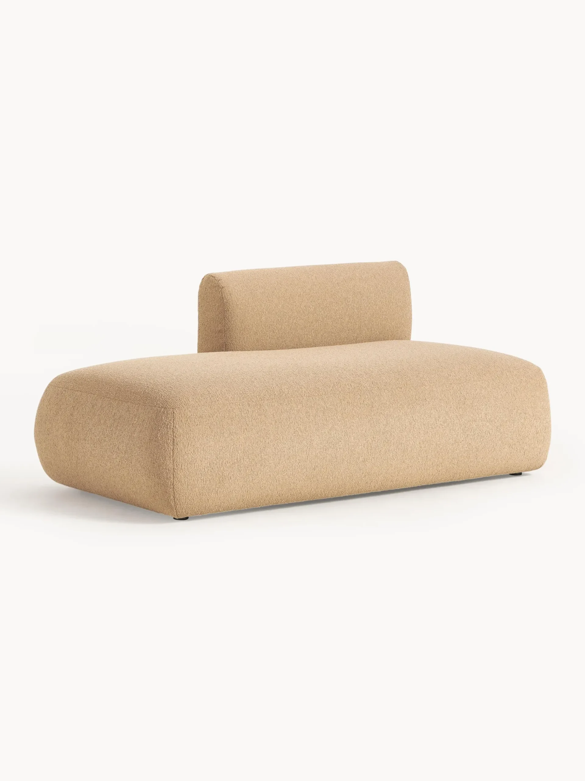 Chaise longue componibile in bouclé Sofia