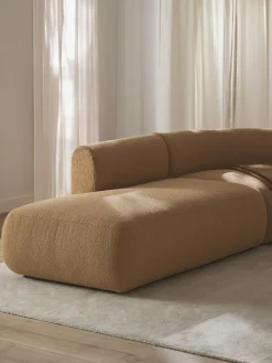 Chaise longue componibile in bouclé Sofia