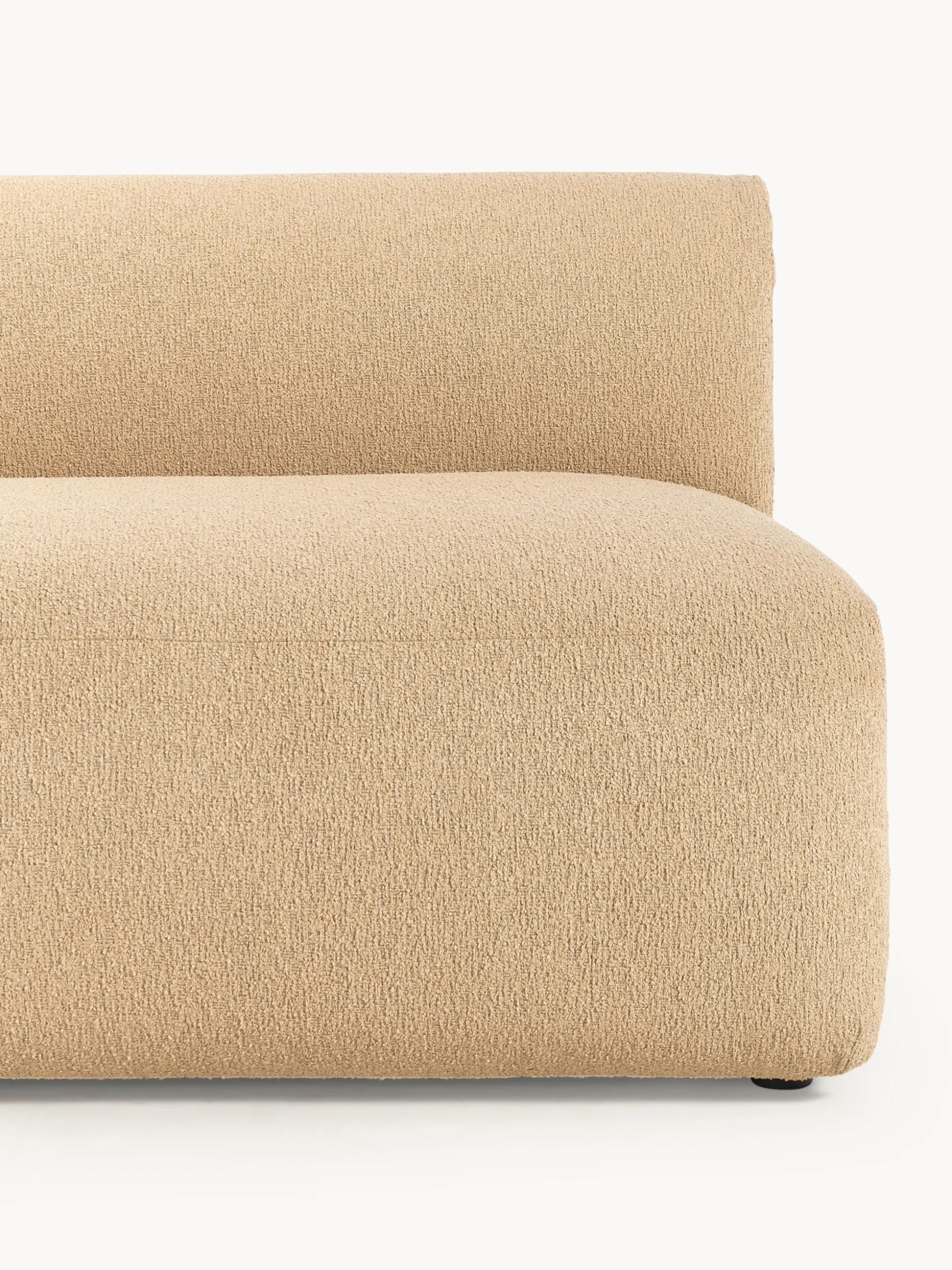Chaise longue componibile in bouclé Sofia