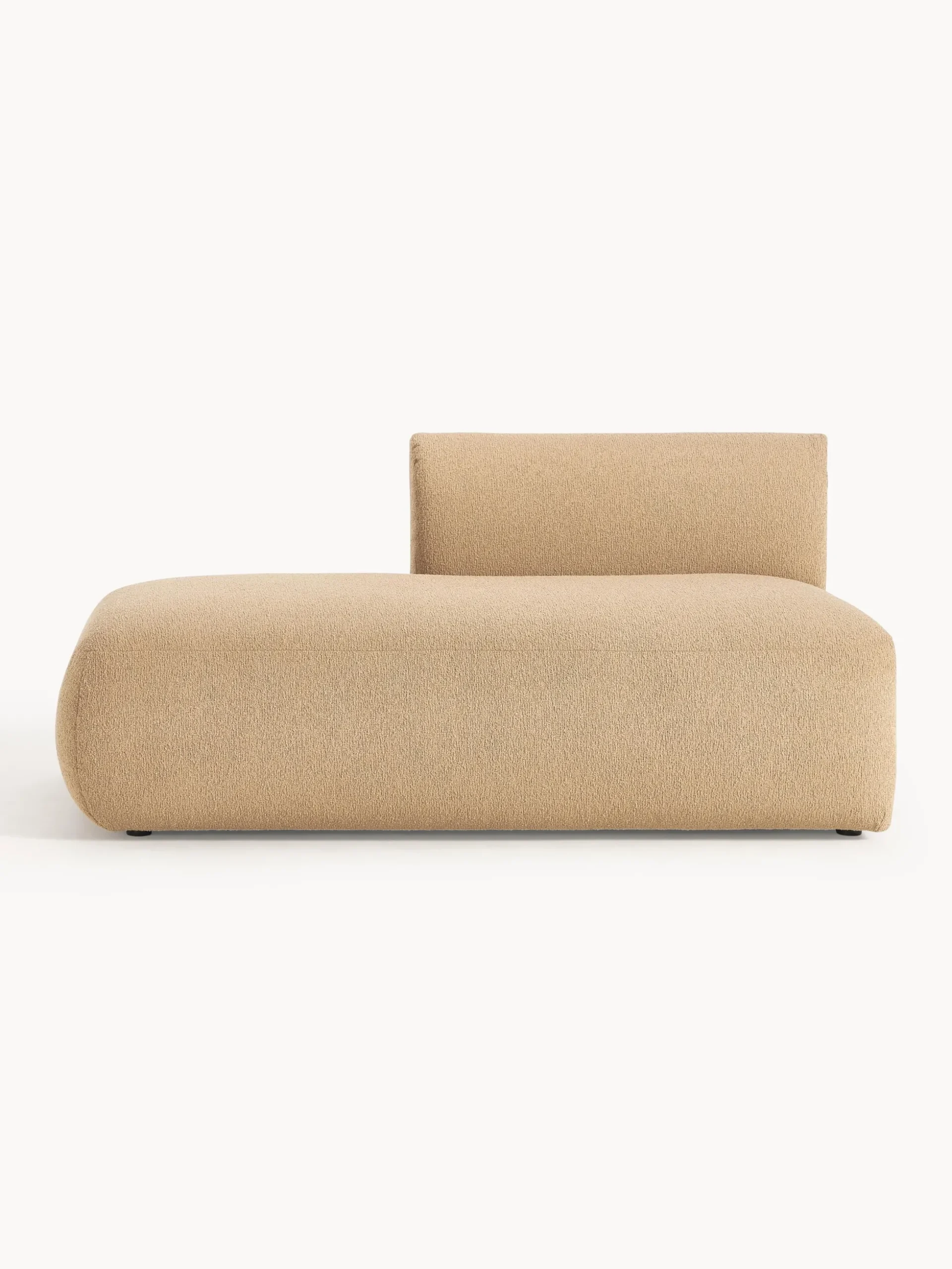 Chaise longue componibile in bouclé Sofia