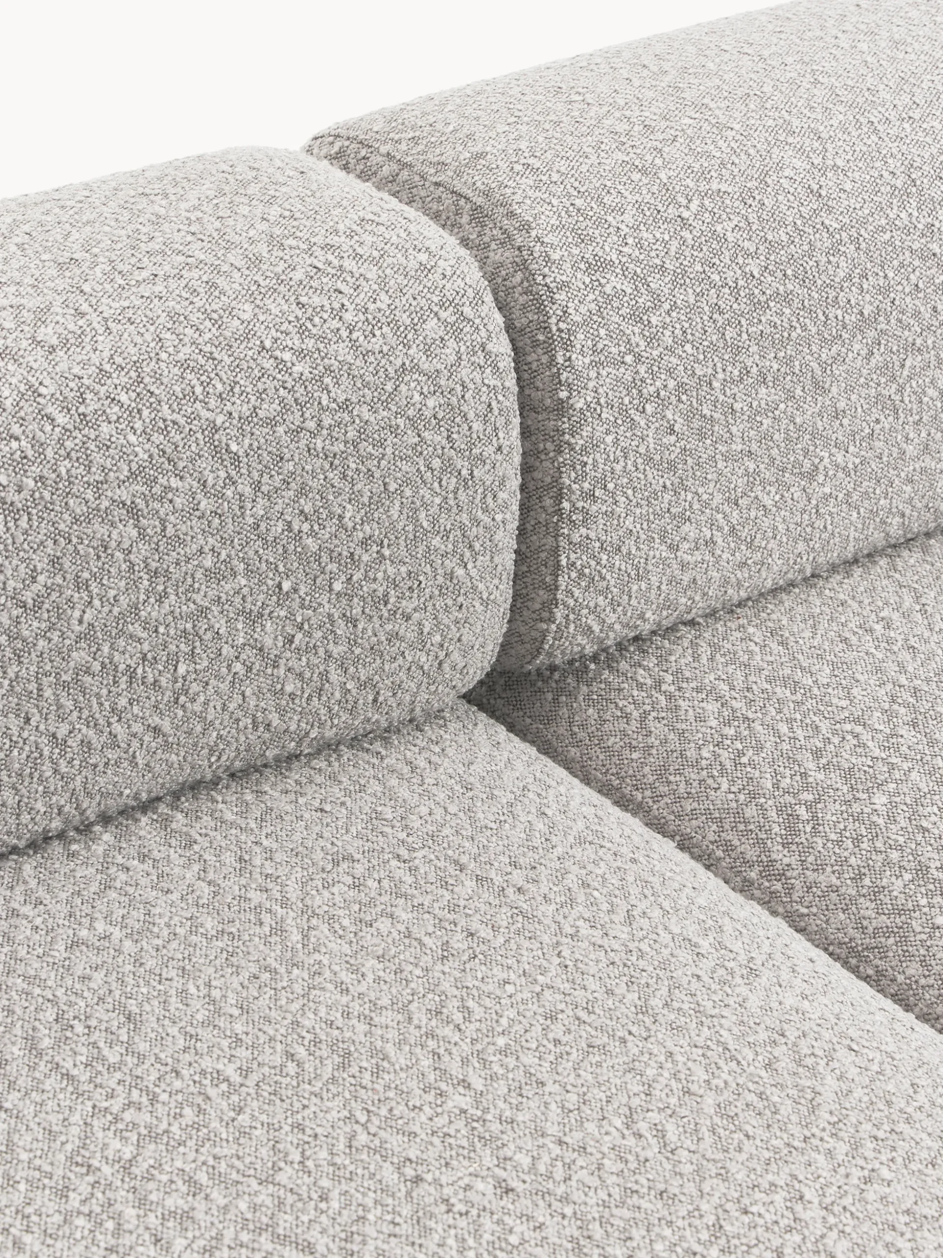 Chaise longue componibile in bouclé Anton