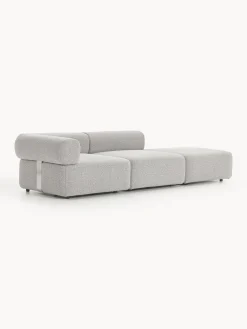 Chaise longue componibile in bouclé Anton