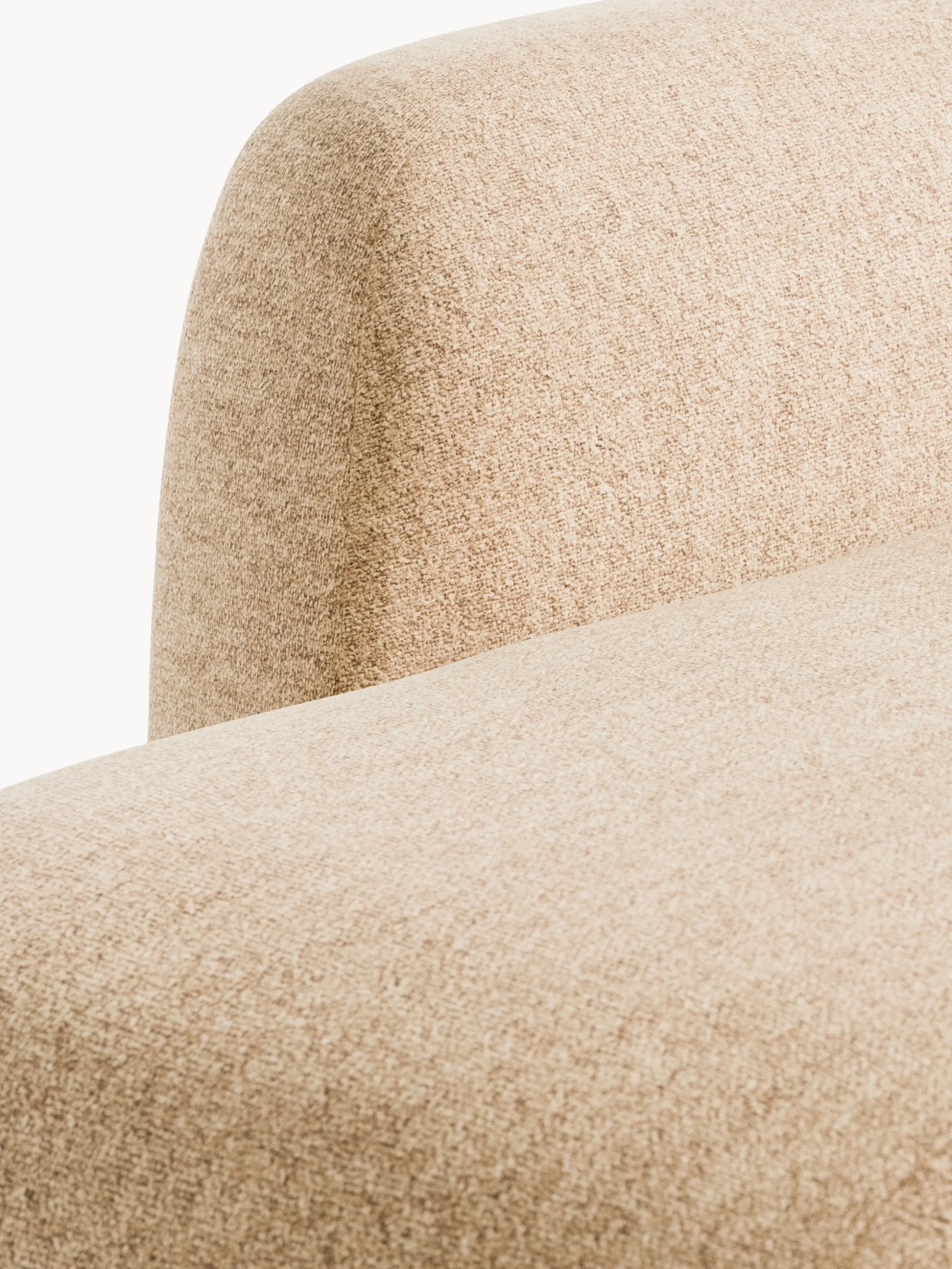 Chaise longue componibile 3 posti in bouclé Wolke