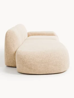 Chaise longue componibile 3 posti in bouclé Wolke