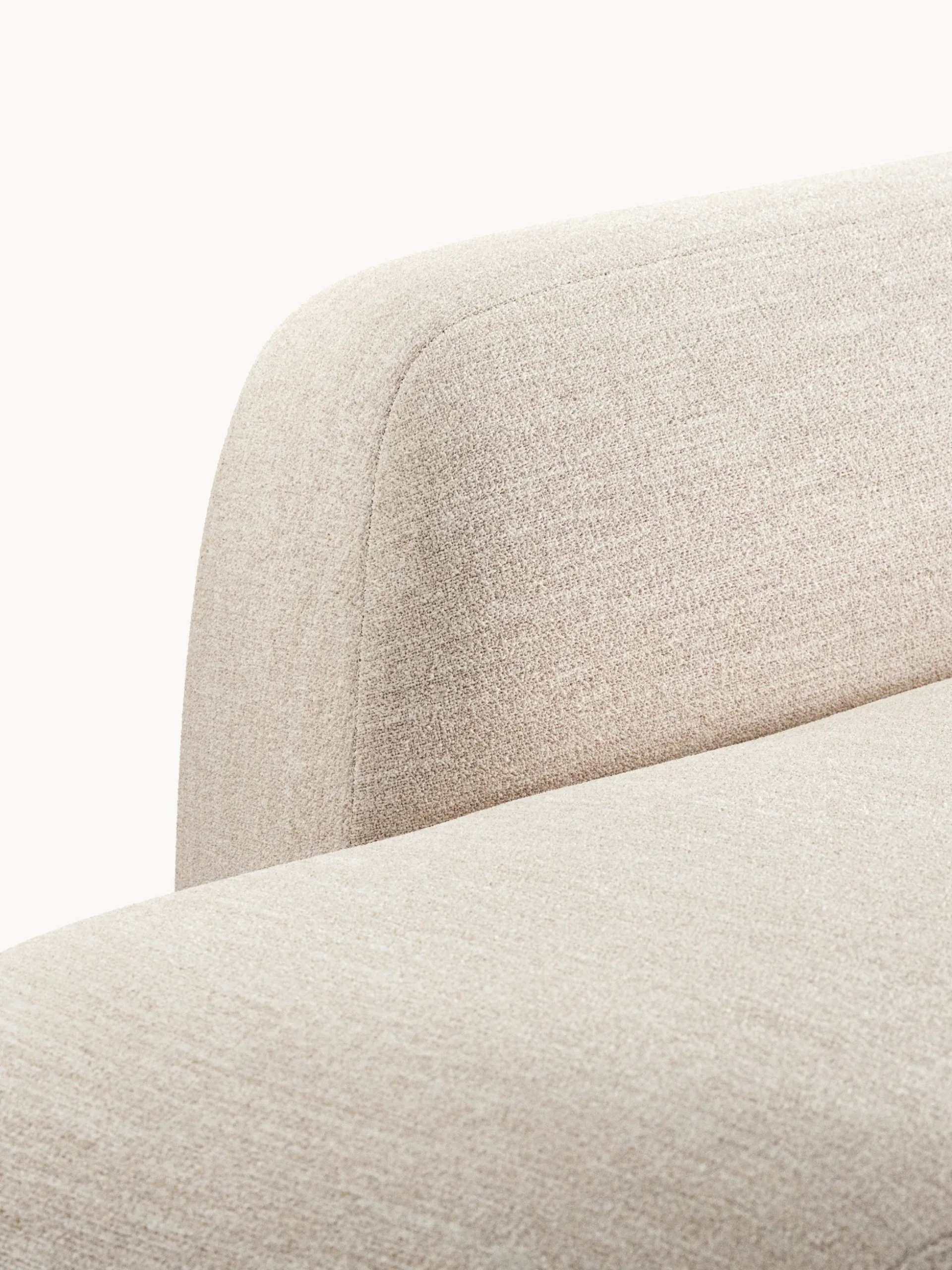 Chaise longue componibile 3 posti in bouclé Wolke