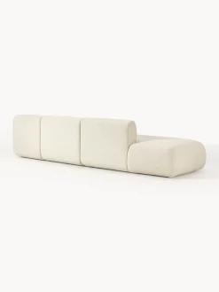 Chaise longue componibile XL in teddy Sofia