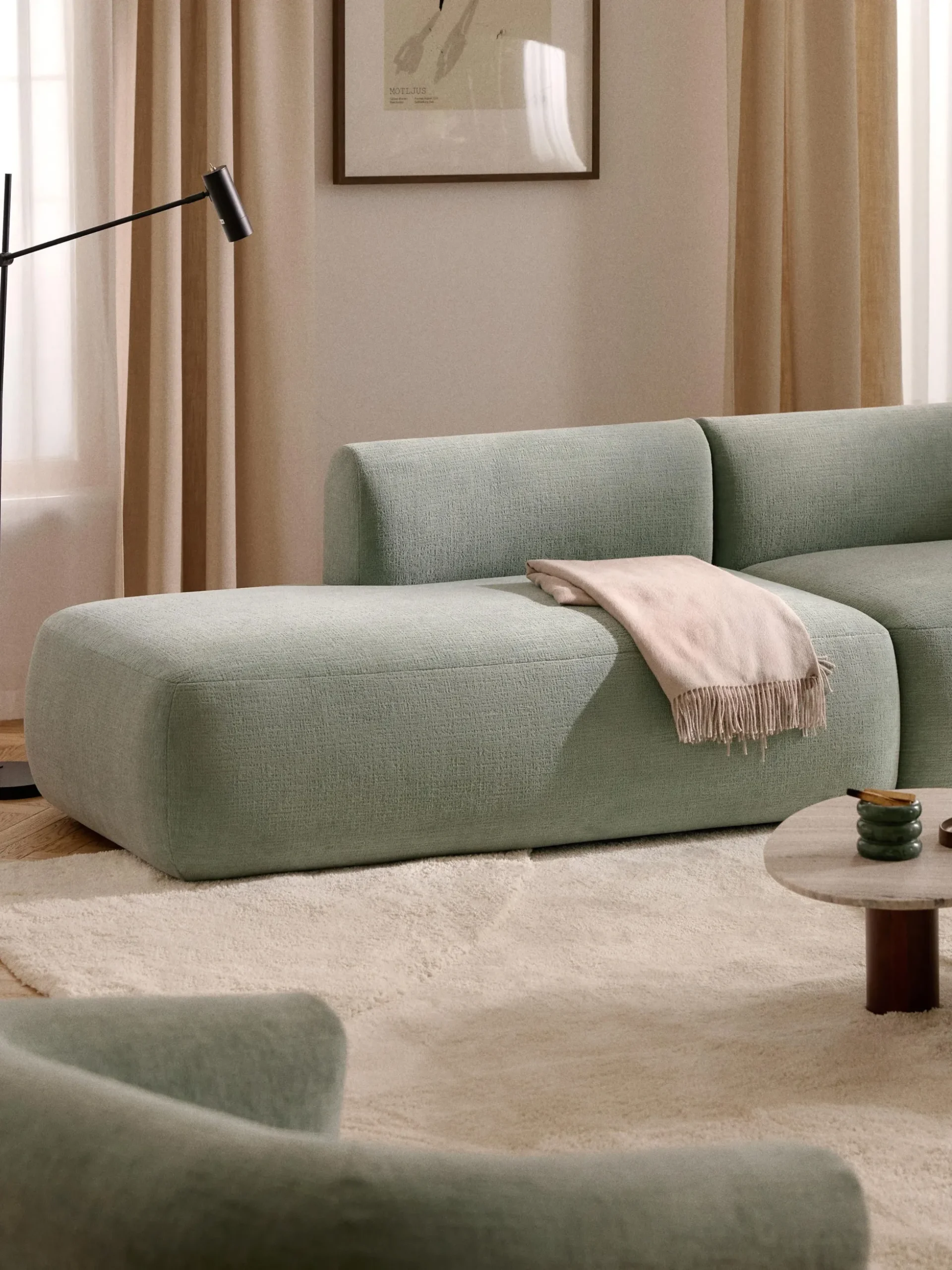 Chaise longue componibile 2 posti Sofia