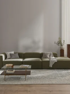 Chaise longue componibile XL in bouclé Lennon