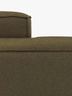 Chaise longue componibile XL in bouclé Lennon