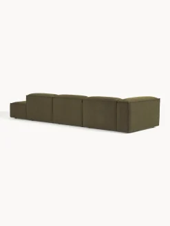 Chaise longue componibile XL in bouclé Lennon