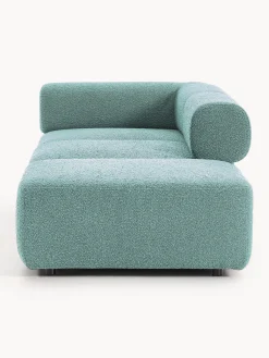 Chaise longue componibile in bouclé Anton