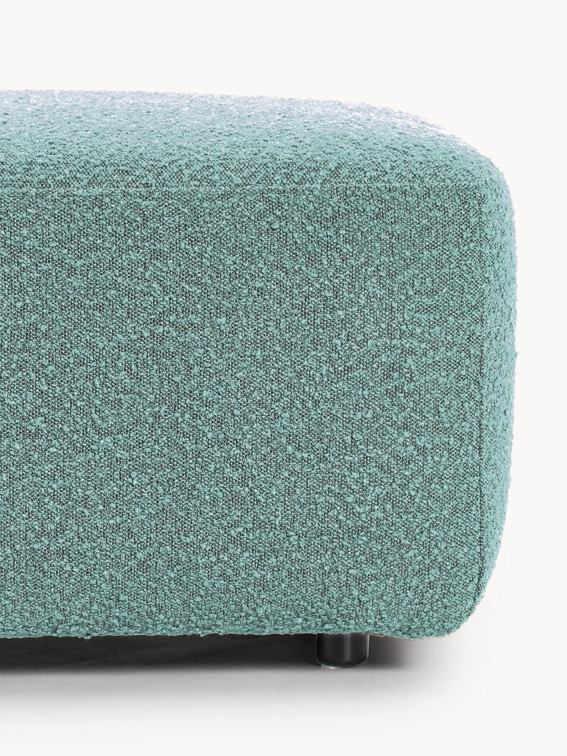 Chaise longue componibile in bouclé Anton