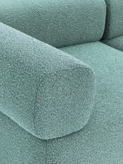 Chaise longue componibile in bouclé Anton
