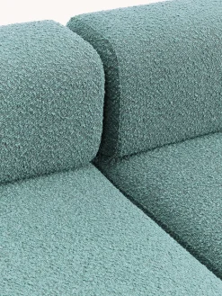 Chaise longue componibile in bouclé Anton