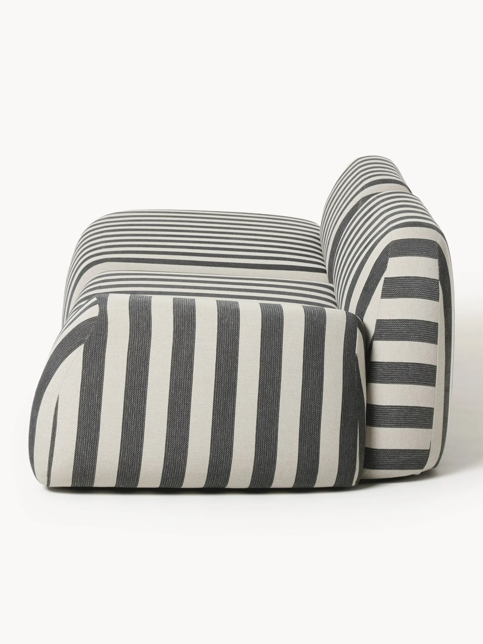 Chaise longue componibile a righe Wolke