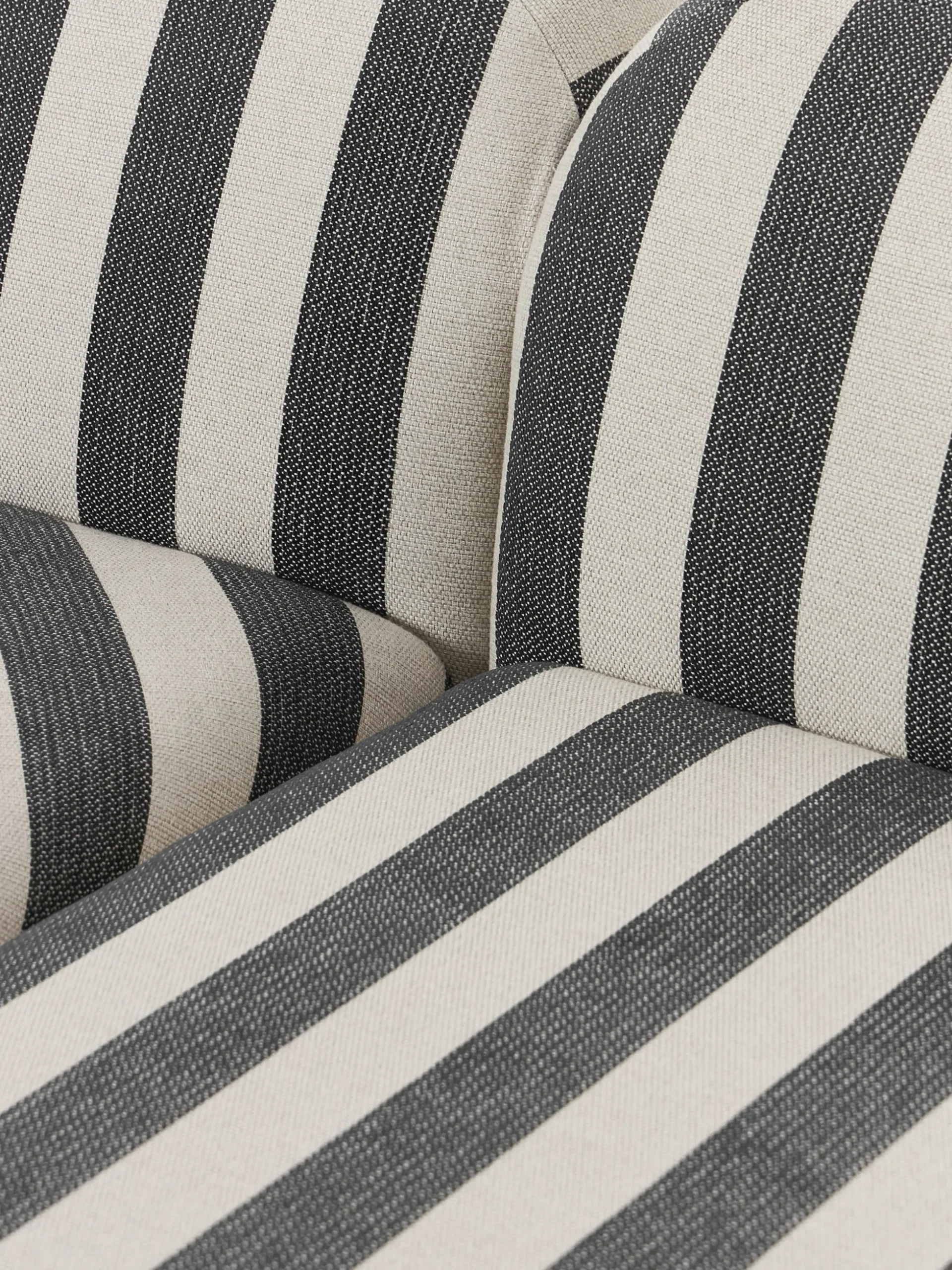 Chaise longue componibile a righe Wolke