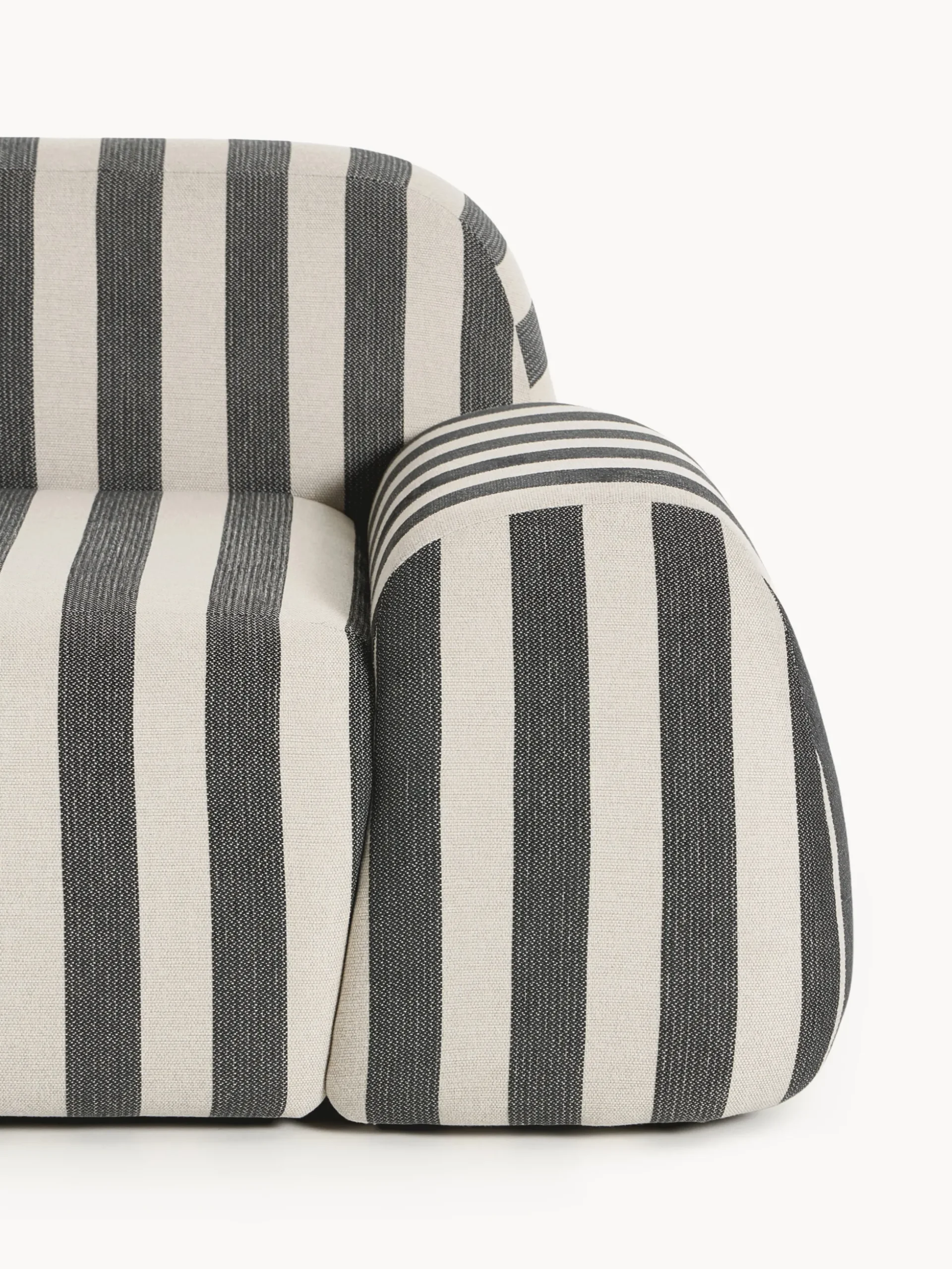Chaise longue componibile a righe Wolke