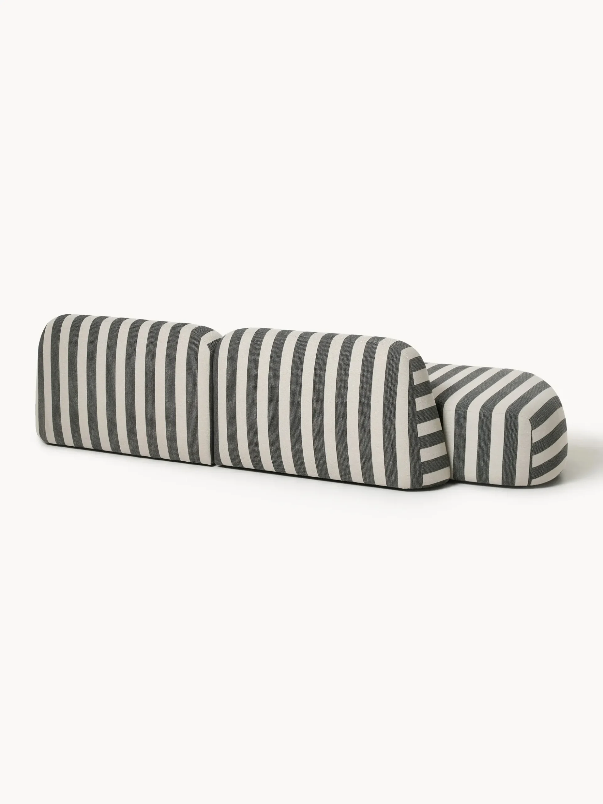 Chaise longue componibile a righe Wolke