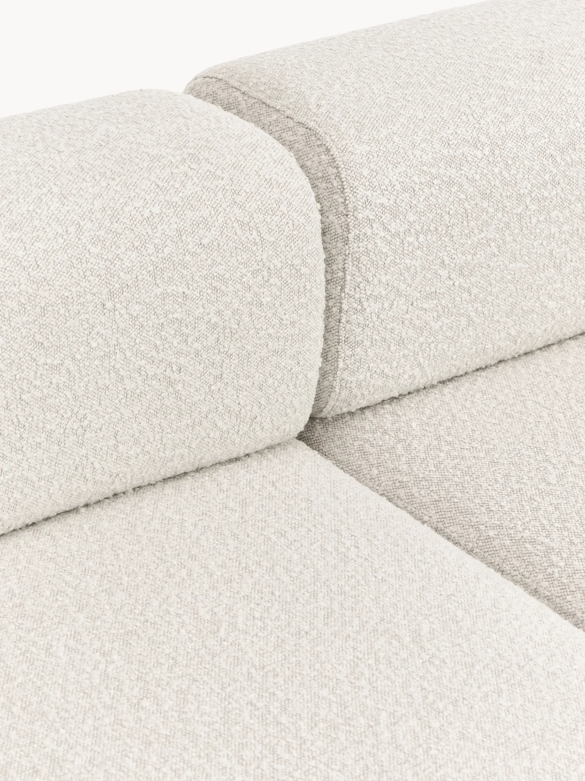 Chaise longue componibile in bouclé Anton