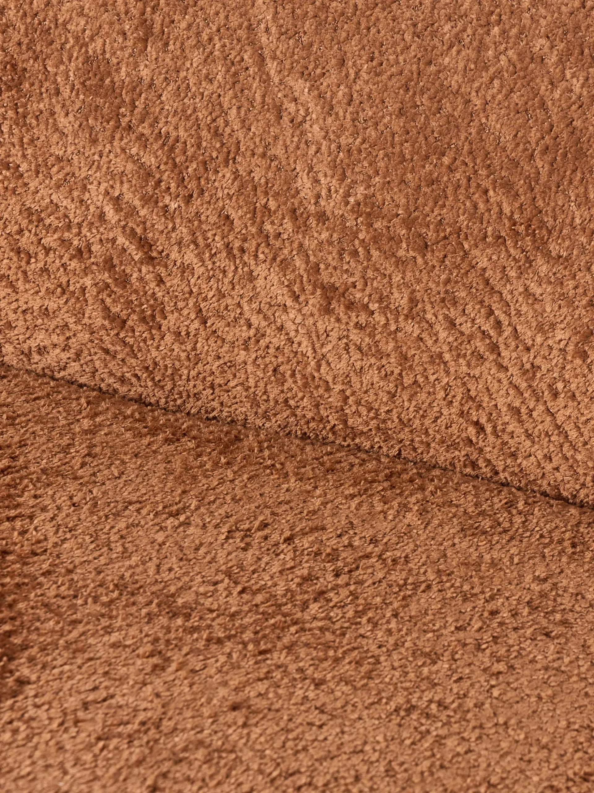 Chaise longue in teddy bouclé Wolke