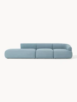 Chaise longue XL componibile in bouclé Sofia
