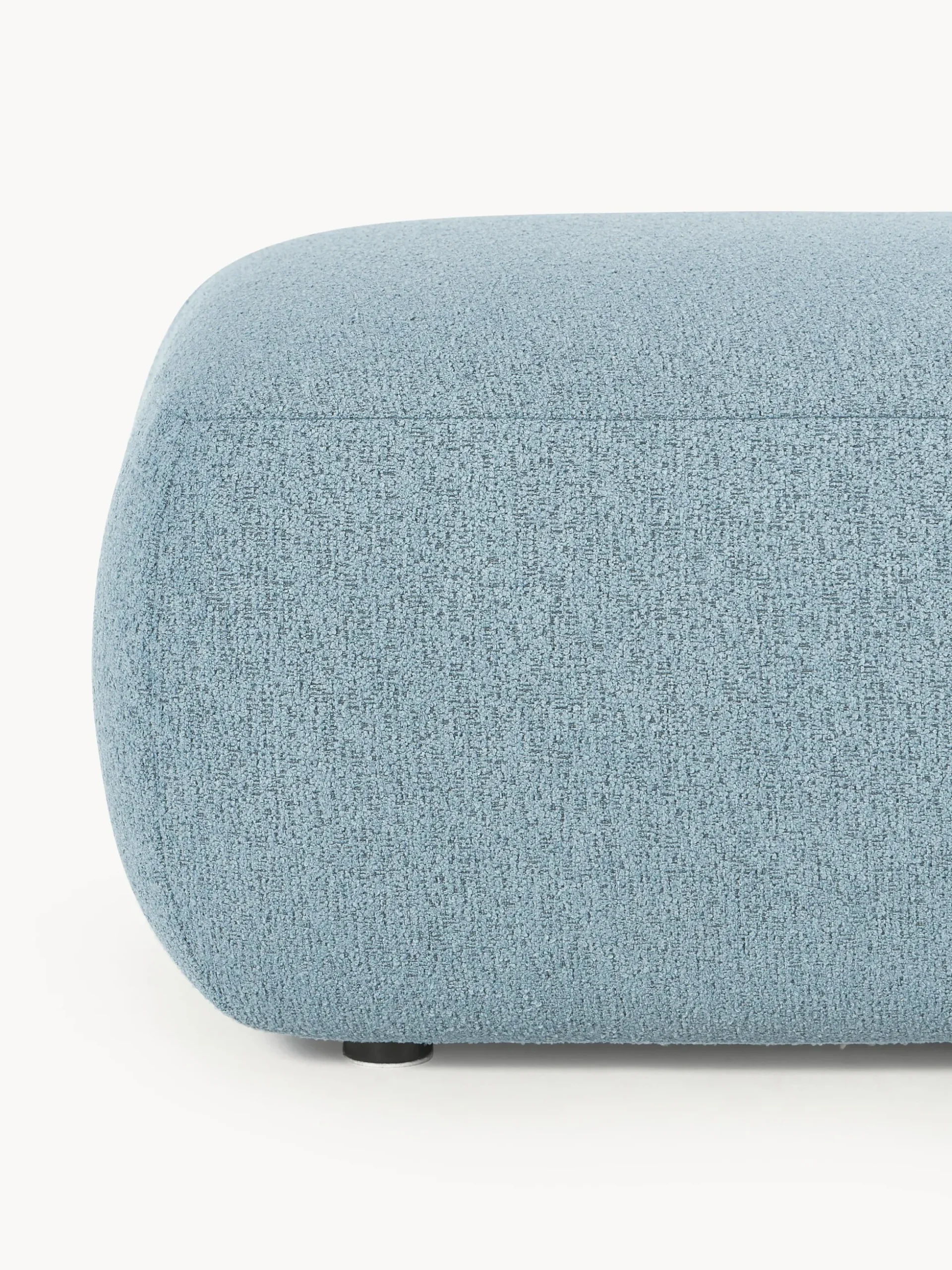 Chaise longue XL componibile in bouclé Sofia