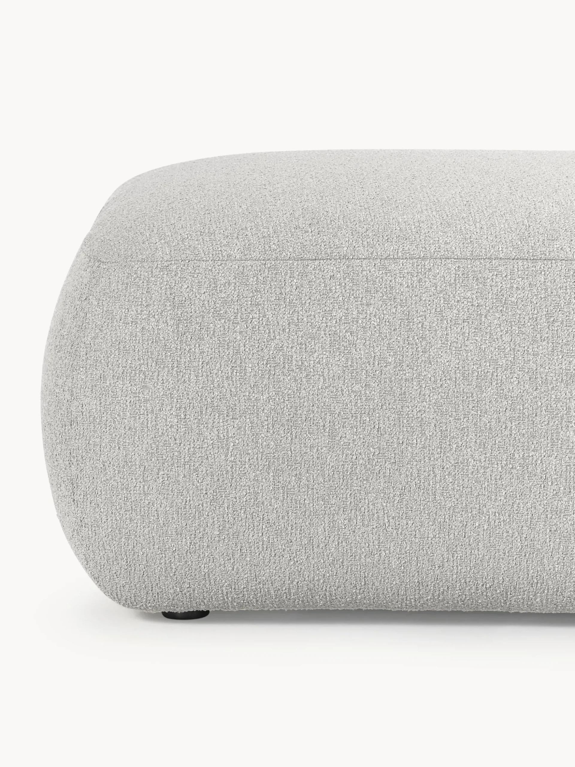 Chaise longue XL componibile in bouclé Sofia