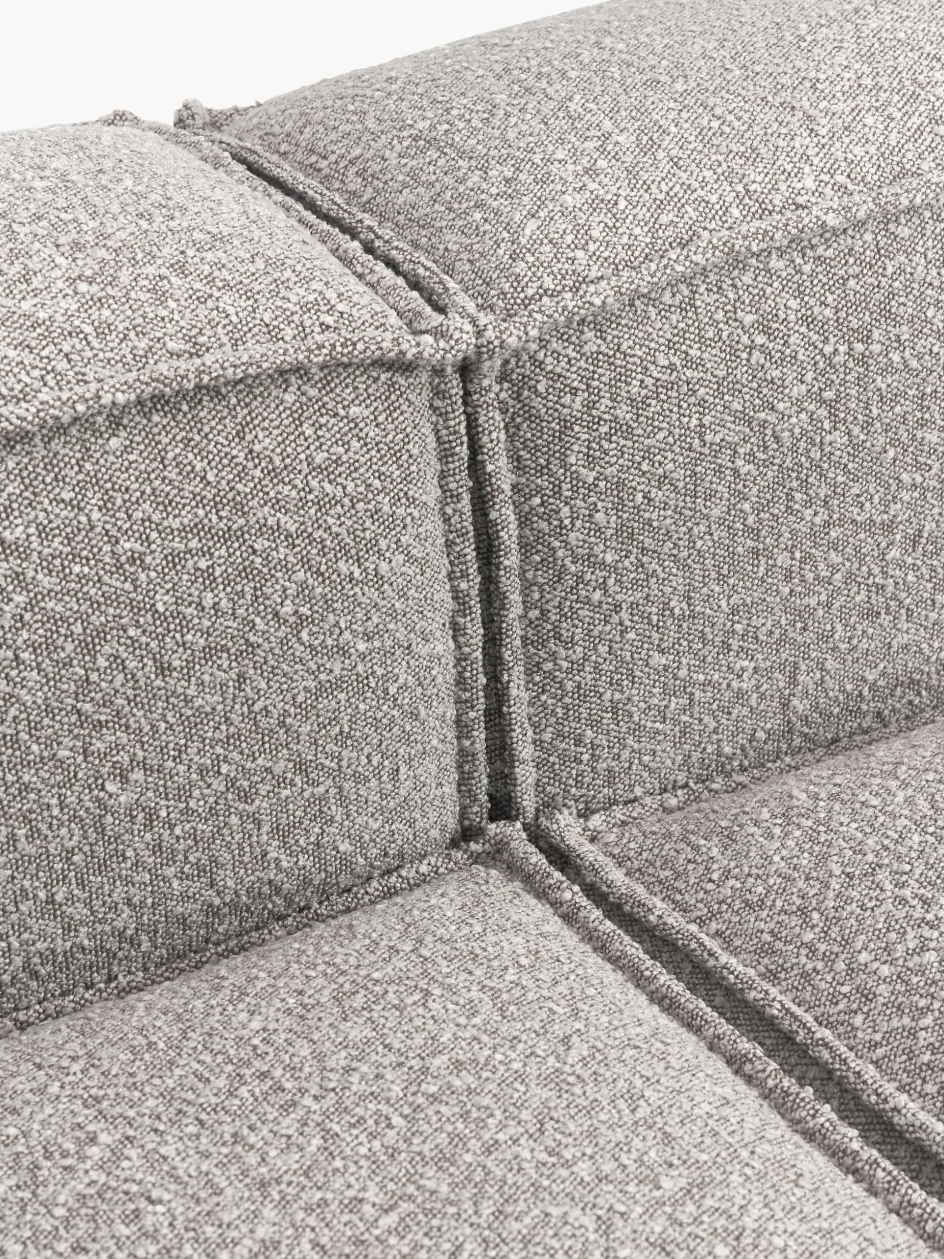 Chaise lounge componibile XL in bouclé Lennon