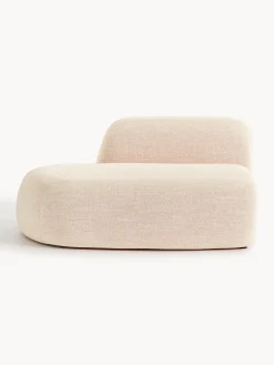 Chaise lounge in bouclé Wolke