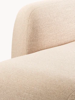 Chaise lounge in bouclé Wolke