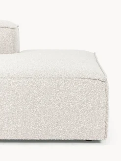 Chaise loungue componibile in bouclé Lennon