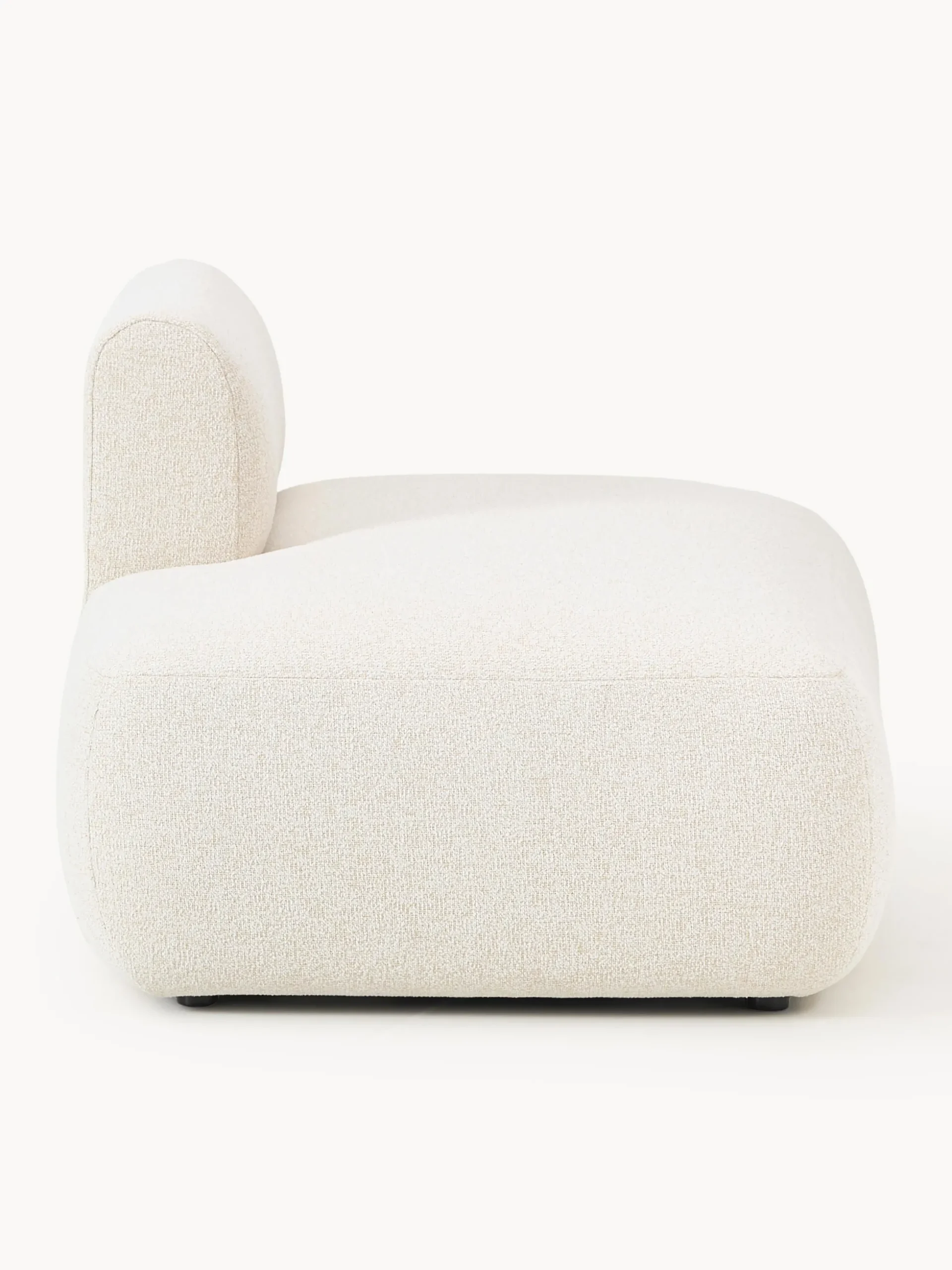 Chaise longue componibile in bouclé Sofia