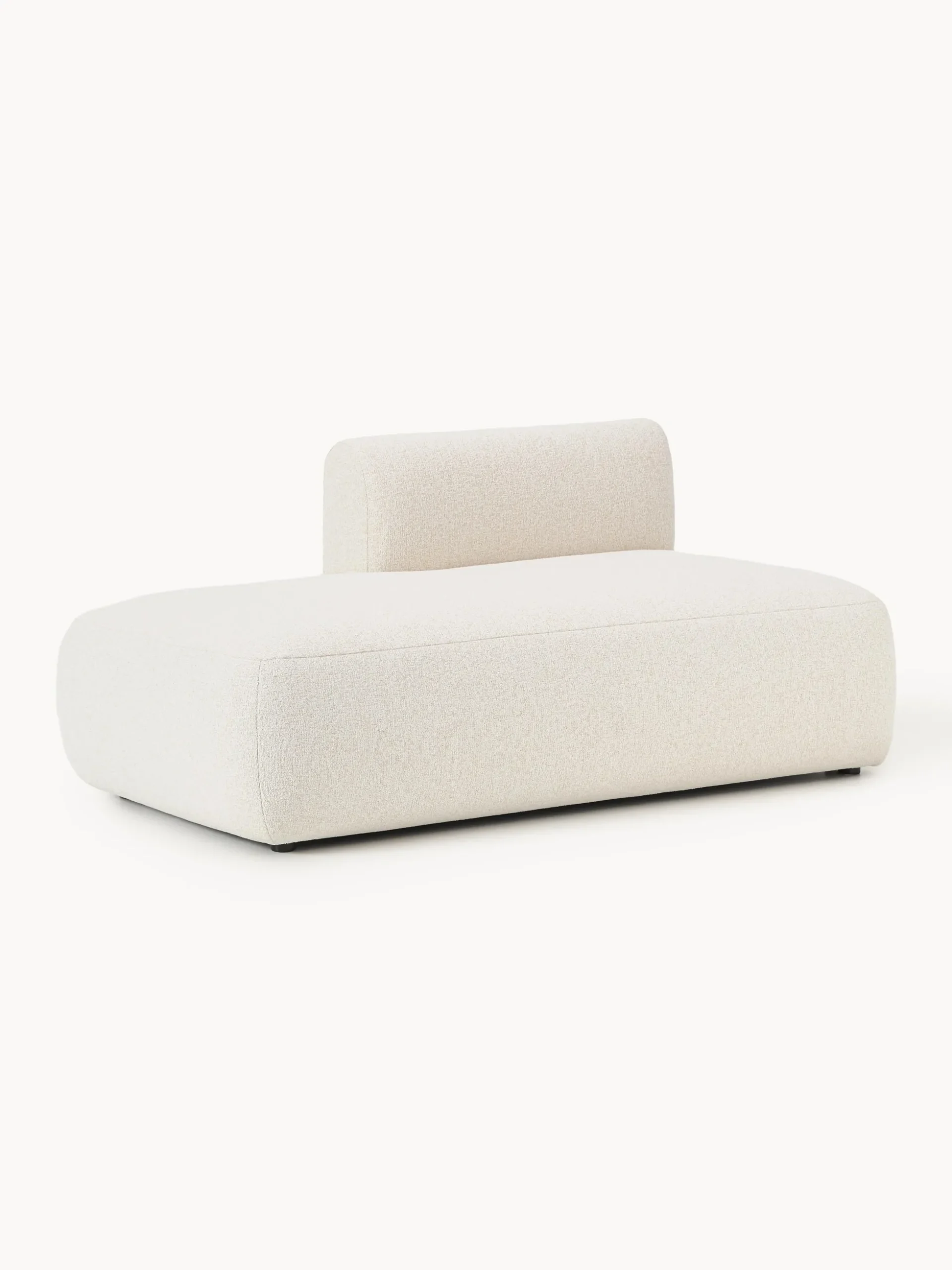 Chaise longue componibile in bouclé Sofia
