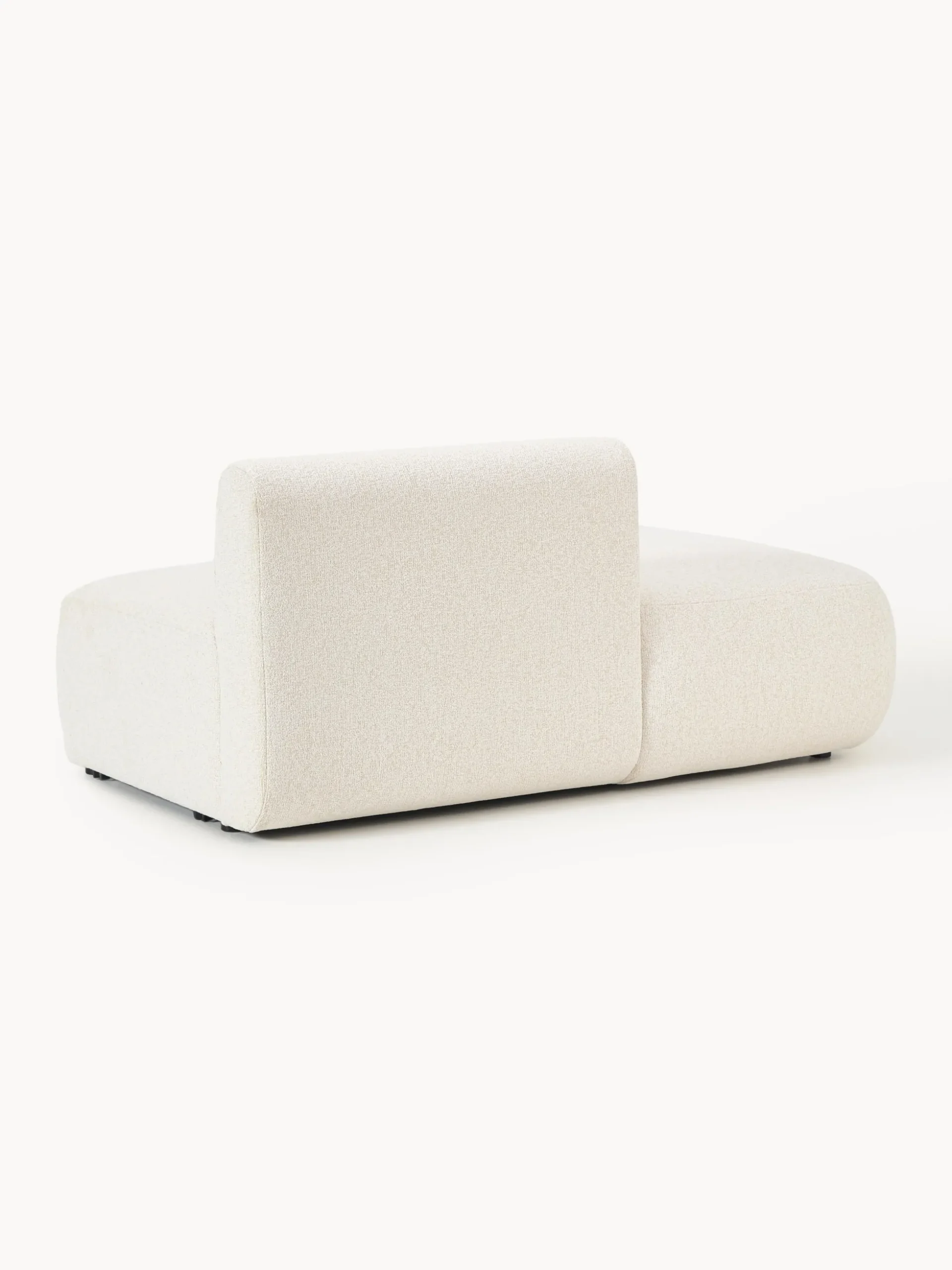Chaise longue componibile in bouclé Sofia