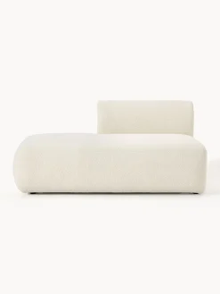 Chaise longue componibile in teddy Sofia