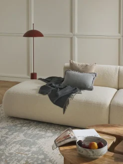 Chaise longue componibile in teddy Sofia