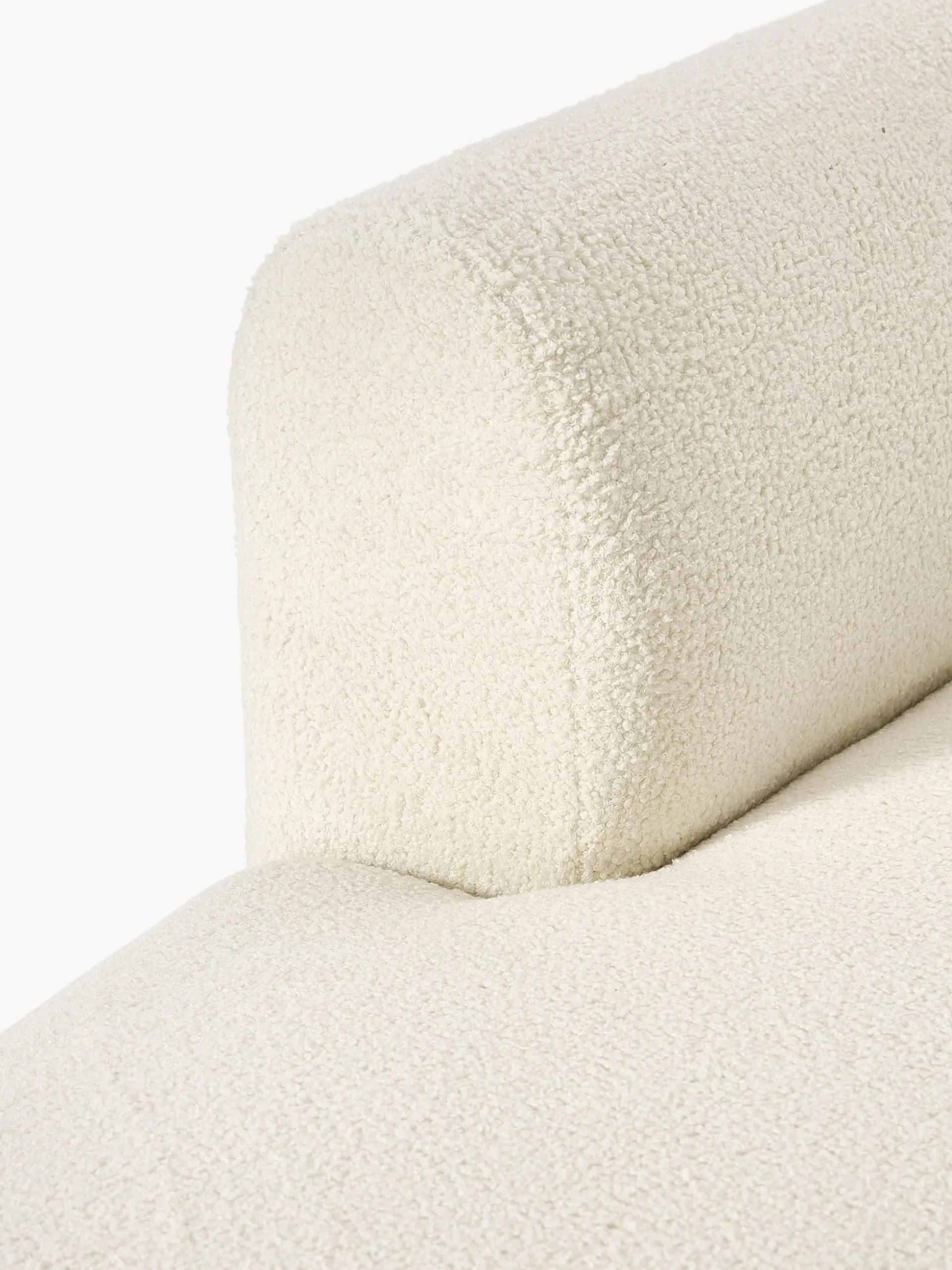 Chaise longue componibile in teddy Sofia