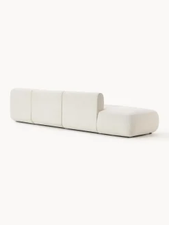 Chaise longue componibile 2 posti in bouclé Sofia